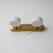 Melpomene - Travertine and Marble Vanity Light