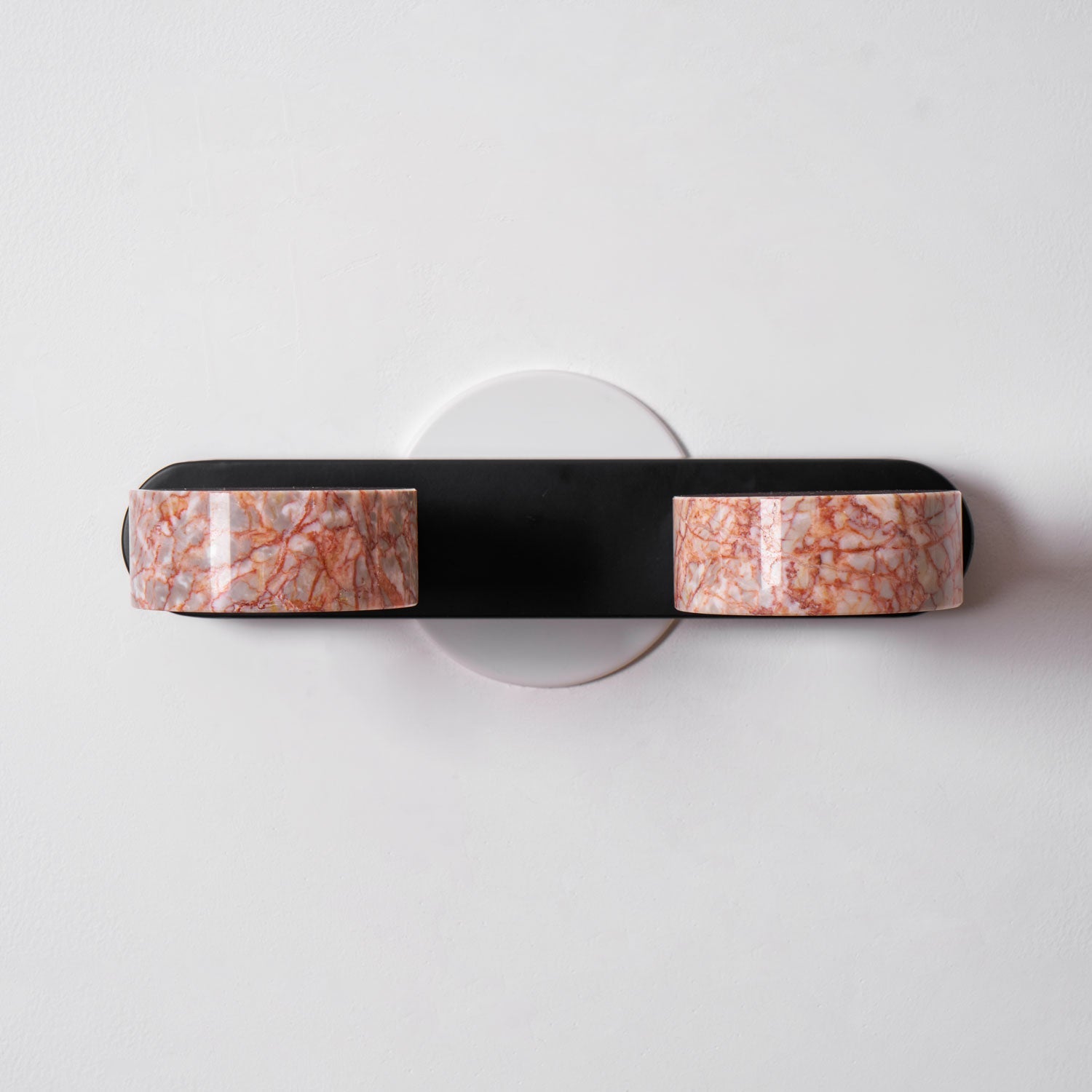 Melpomene - Travertine and Marble Vanity Light