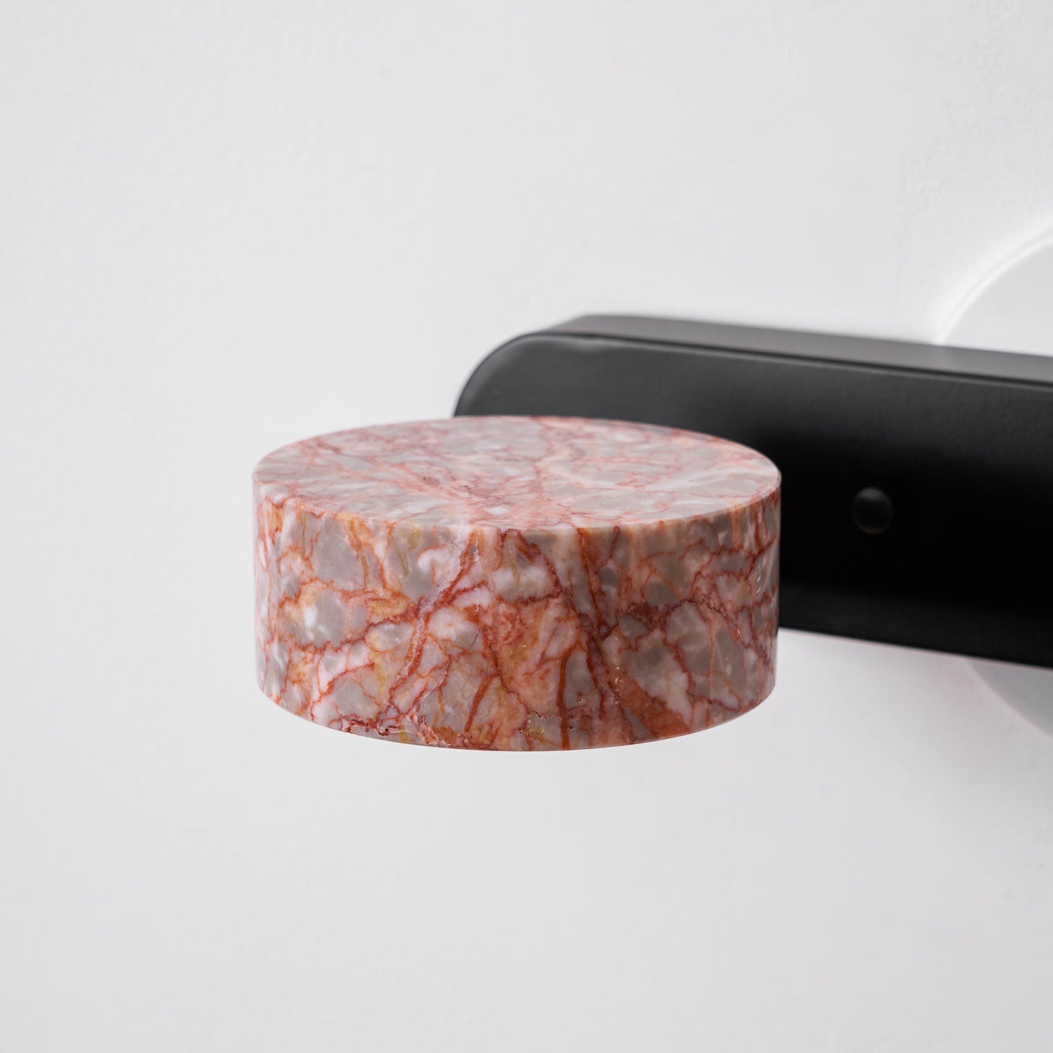 Melpomene - Travertine and Marble Vanity Light