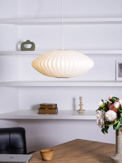Kyane - Mulberry Silk Bubble Pendant Light