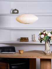 Kyane - Mulberry Silk Bubble Pendant Light