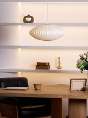 Kyane - Mulberry Silk Bubble Pendant Light
