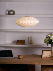 Kyane - Mulberry Silk Bubble Pendant Light