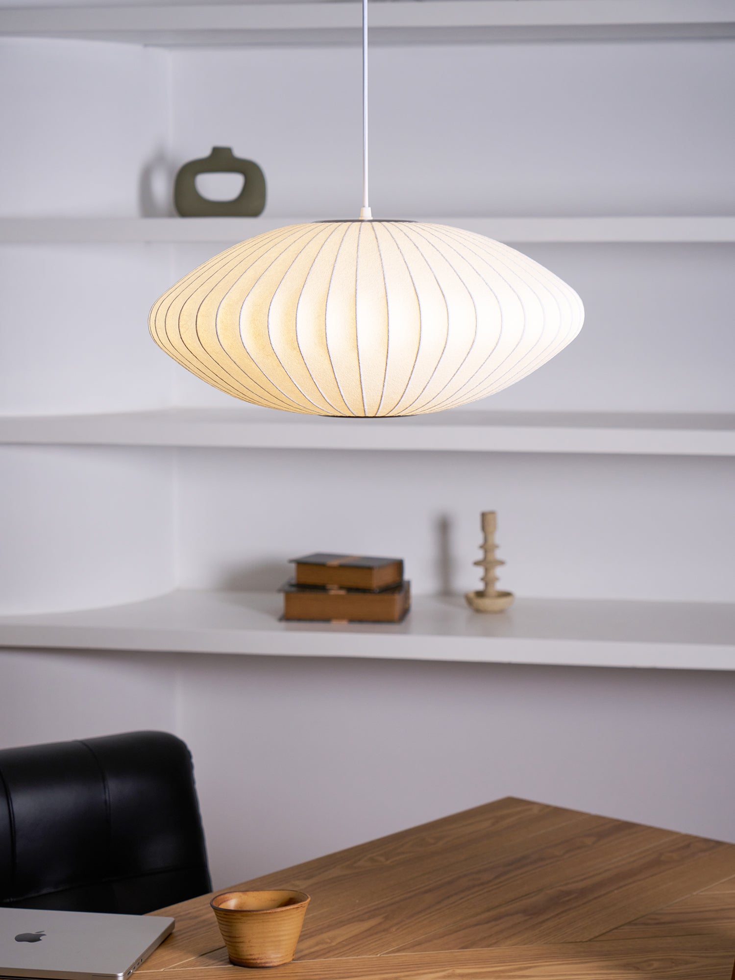 Kyane - Mulberry Silk Bubble Pendant Light