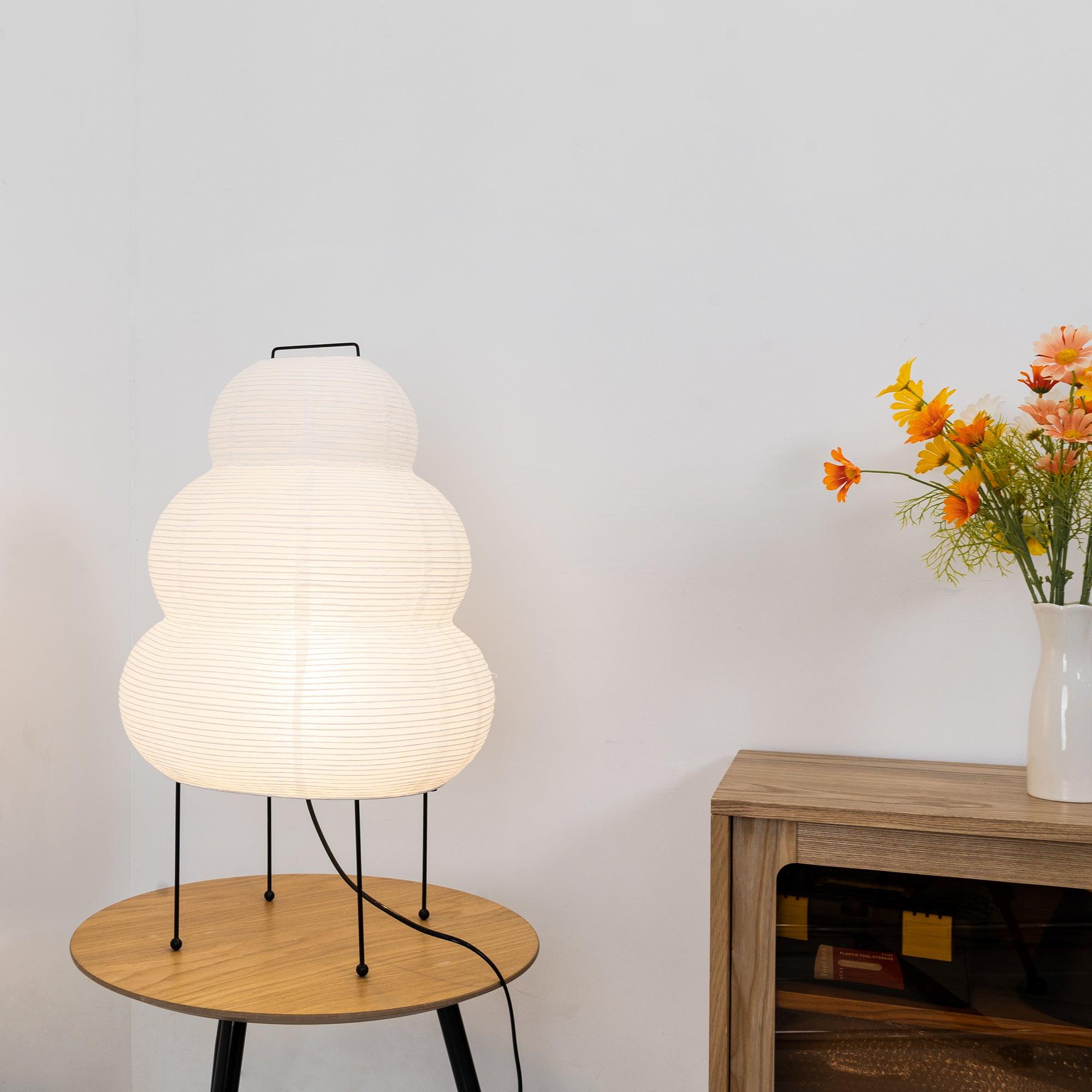 Leuke - Handmade Washi Paper Lantern Table Lamp