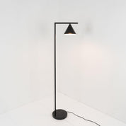 Pyrene - Carrara Marble Rotating Cone Floor Lamp