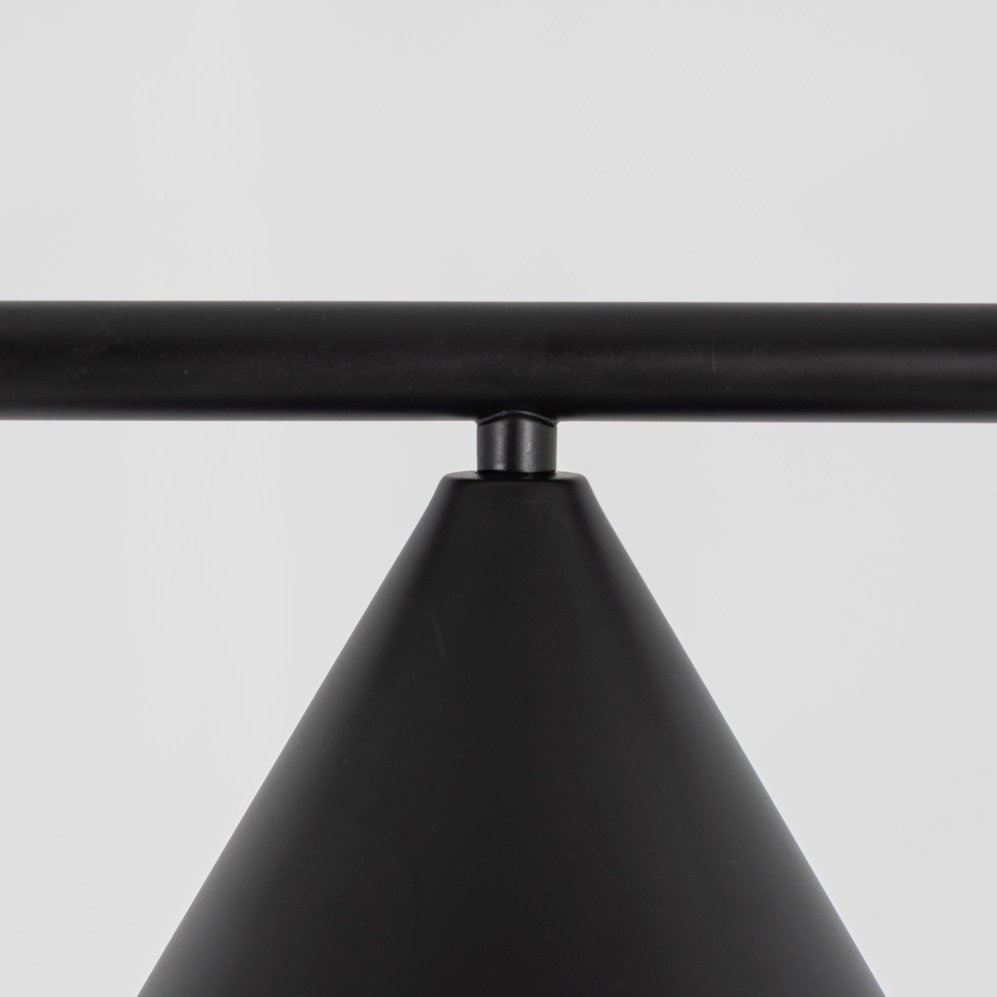 Pyrene - Carrara Marble Rotating Cone Floor Lamp