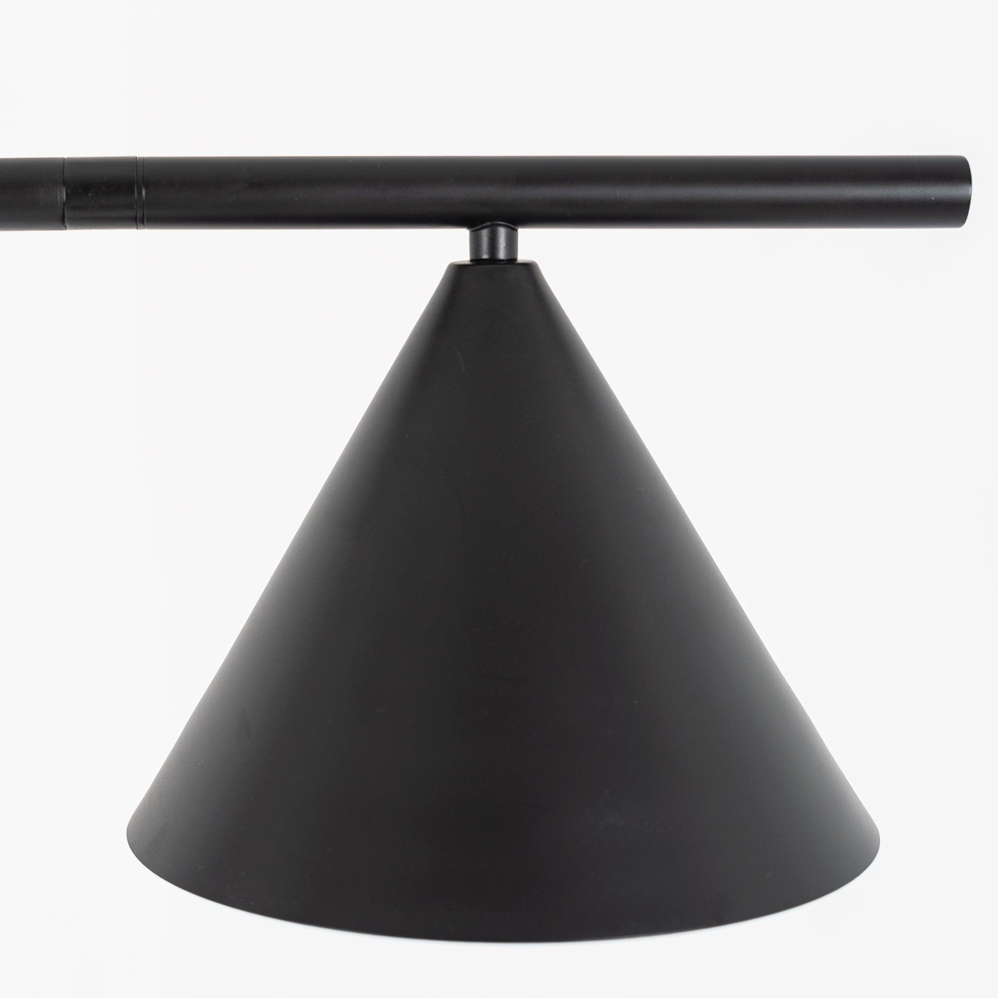 Pyrene - Carrara Marble Rotating Cone Floor Lamp