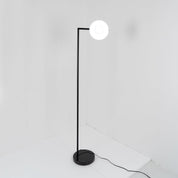 Pyrene - Carrara Marble Rotating Cone Floor Lamp