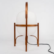 Pharos - Portable Wood and Glass Lantern Table Lamp
