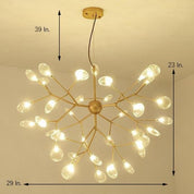 Gorgias - Black or Gold 36-Light Cluster Chandelier
