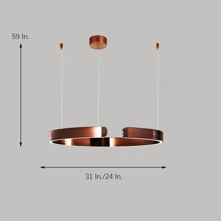 Autonoe - Open Ring LED Island Pendant