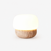 Pasithea - Travertine and Glass Table Lamp