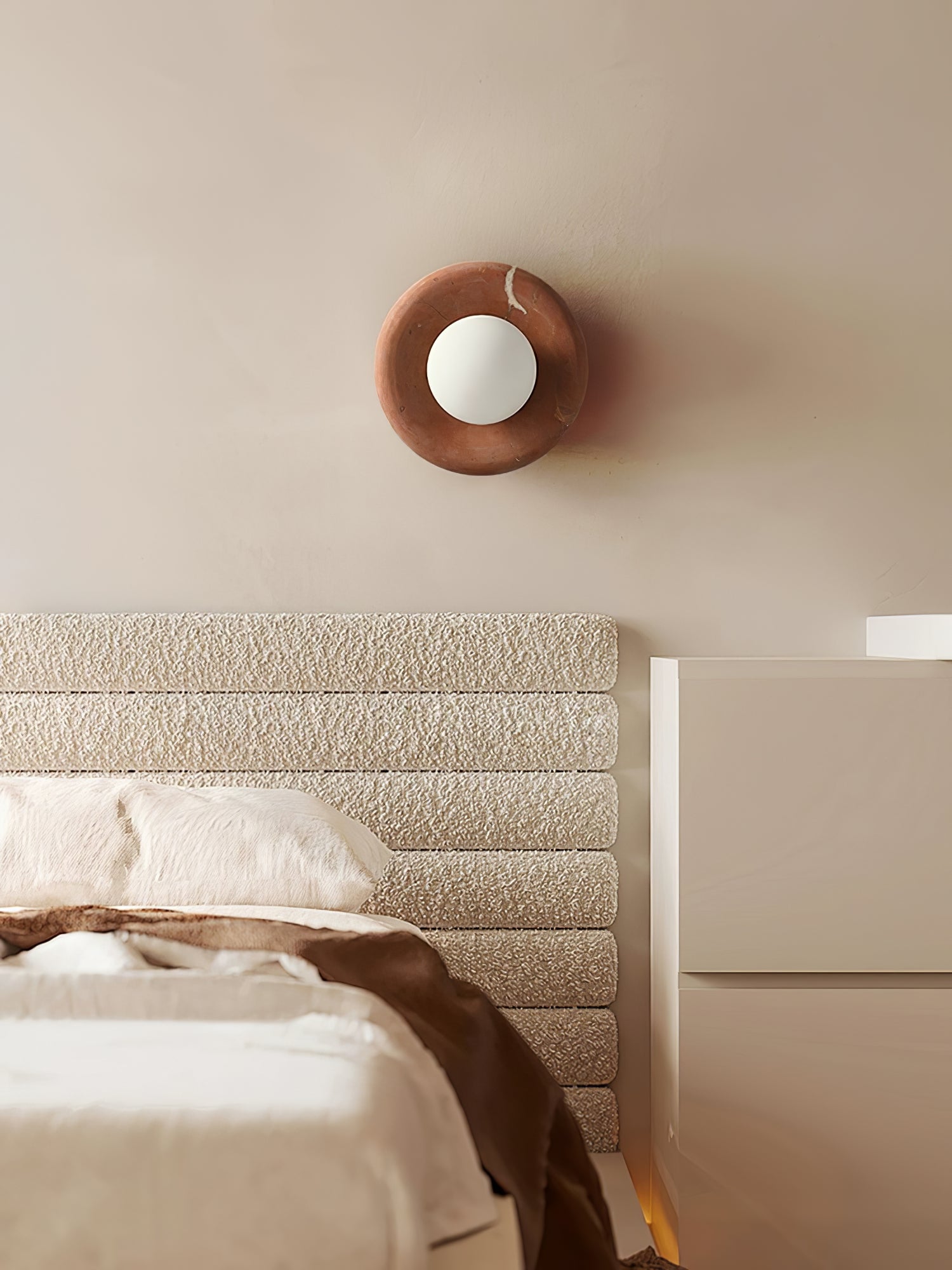 Eunomia - Stone Ring Wall Light