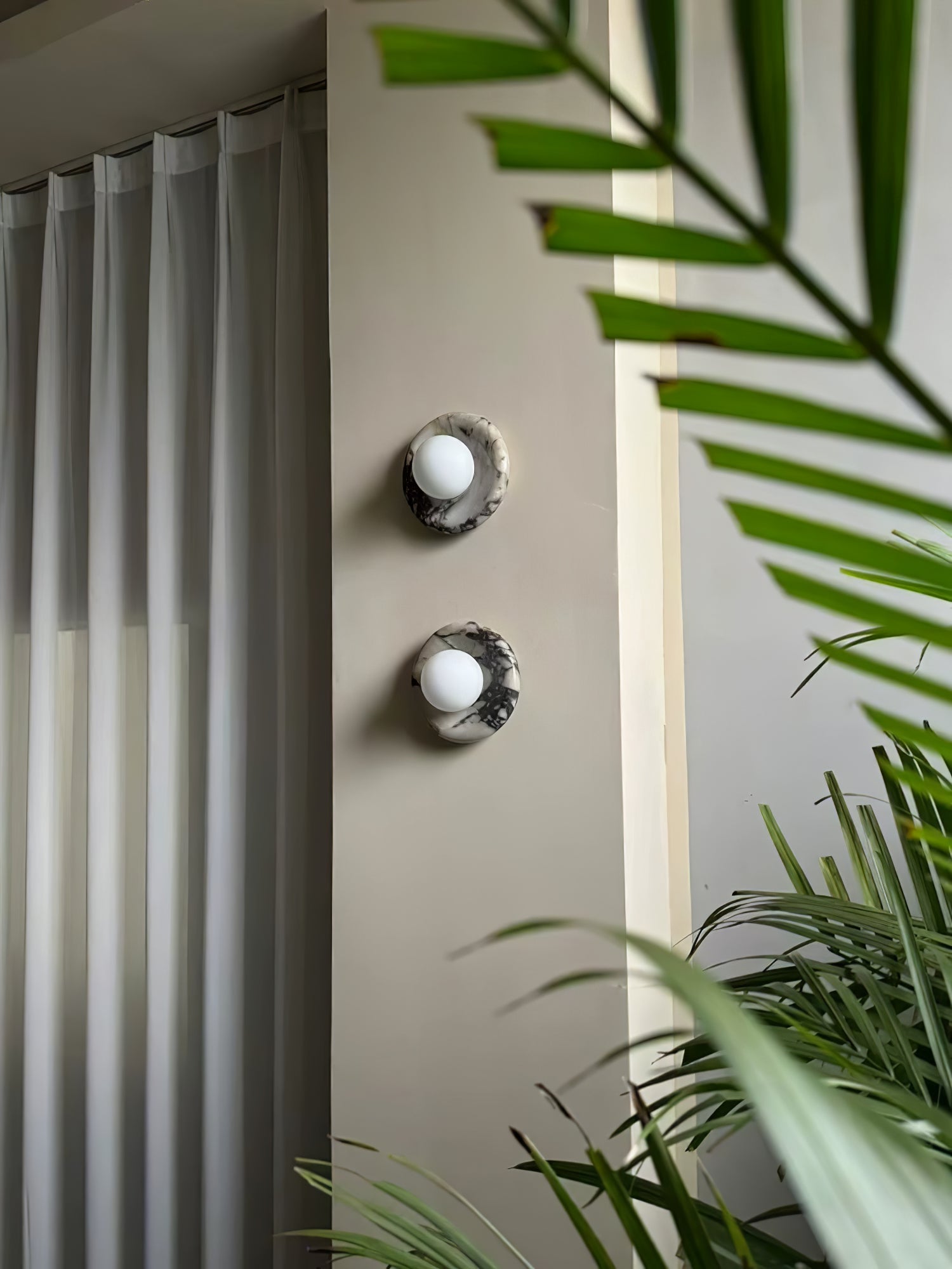 Eunomia - Stone Ring Wall Light