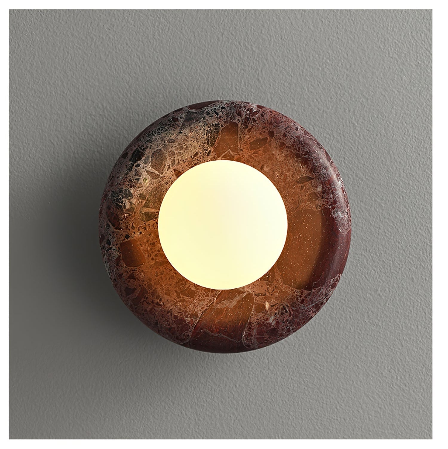 Eunomia - Stone Ring Wall Light