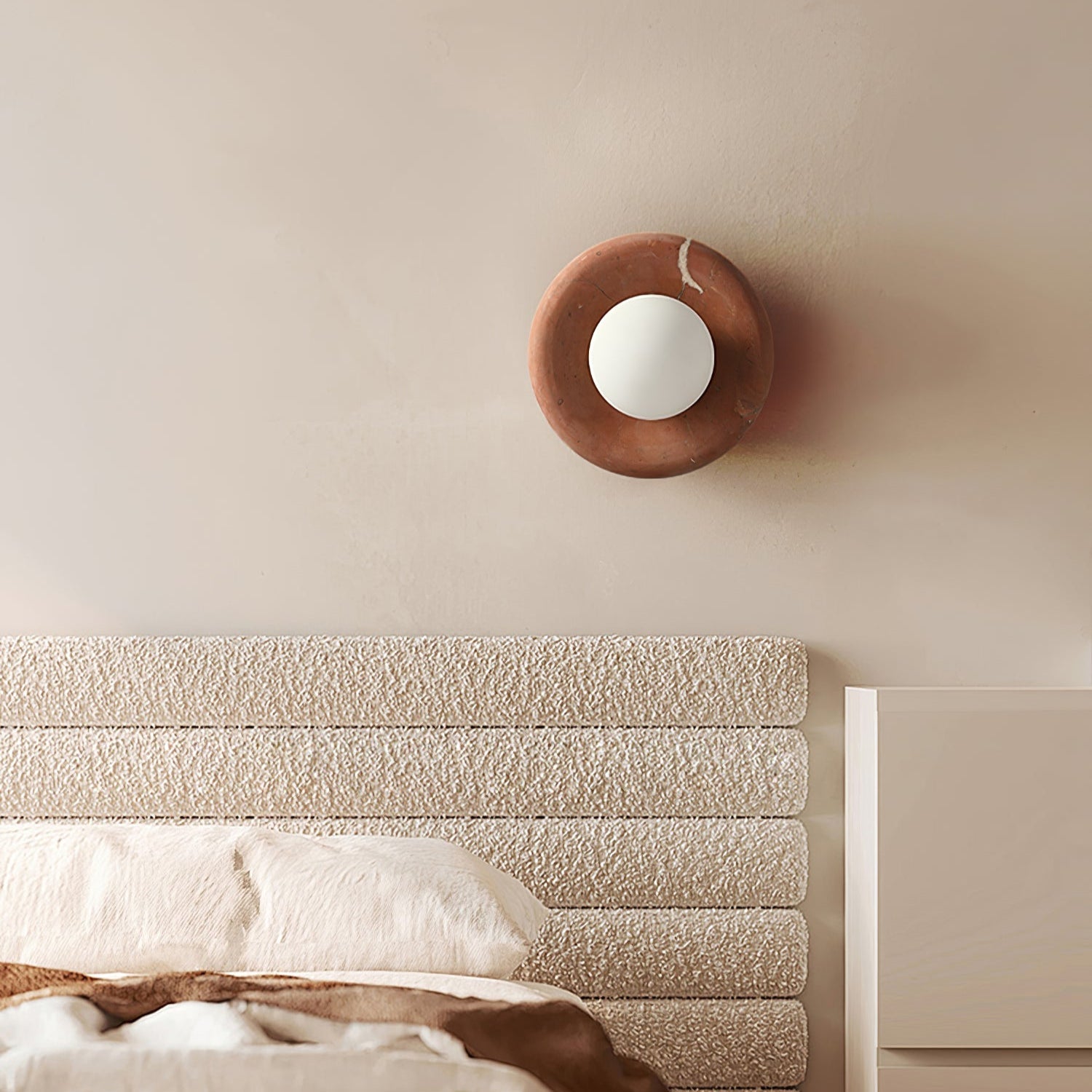 Eunomia - Stone Ring Wall Light
