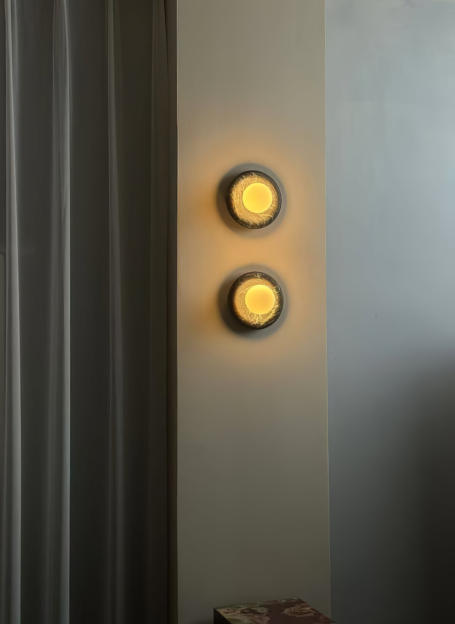 Eunomia - Stone Ring Wall Light