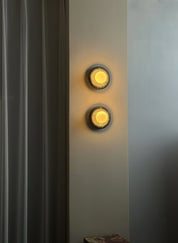 Eunomia - Stone Ring Wall Light