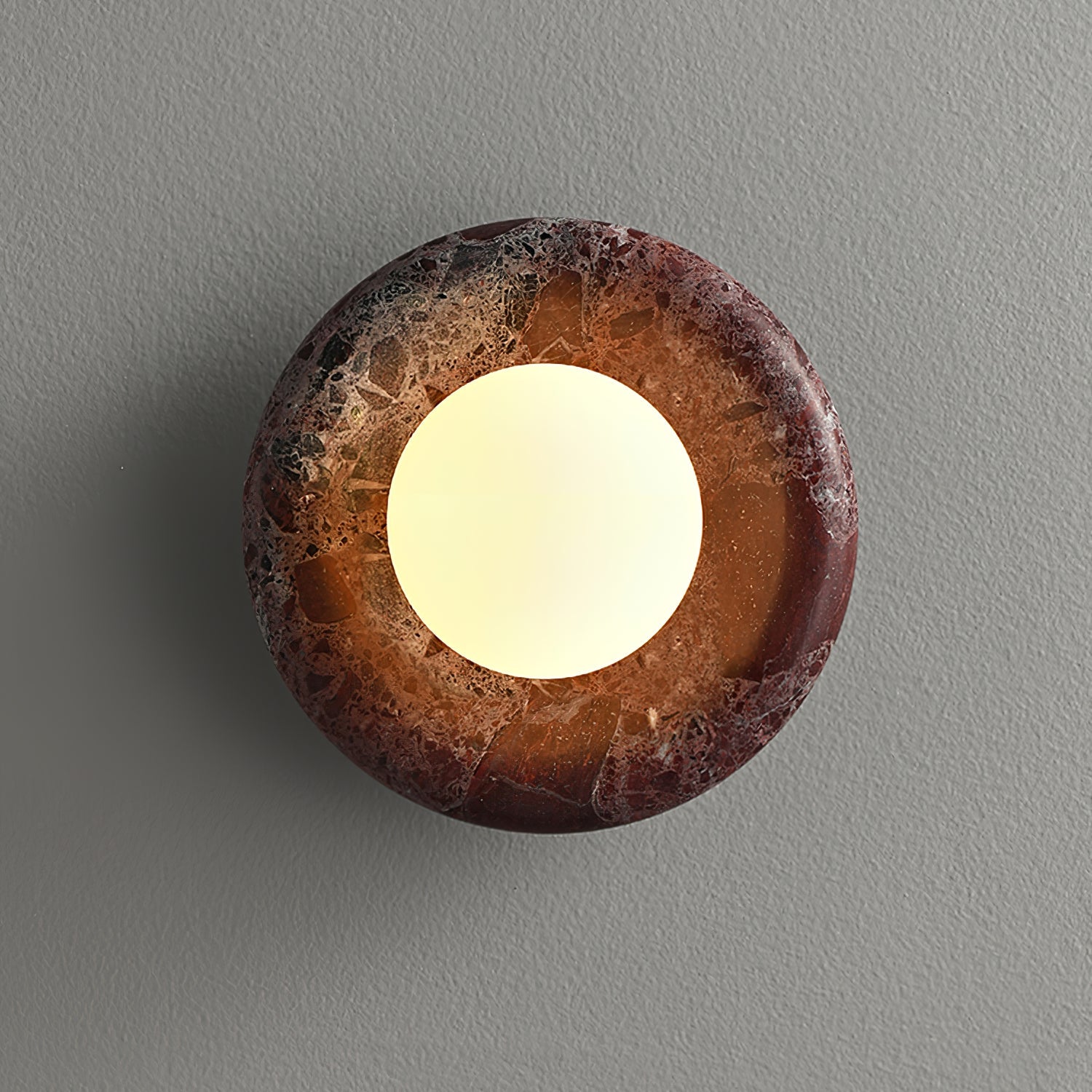 Eunomia - Stone Ring Wall Light