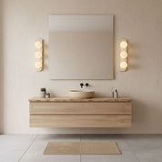 Phaidra - Globe Travertine Wall Light
