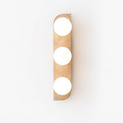 Phaidra - Globe Travertine Wall Light