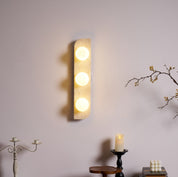Phaidra - Globe Travertine Wall Light