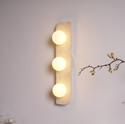 Phaidra - Globe Travertine Wall Light