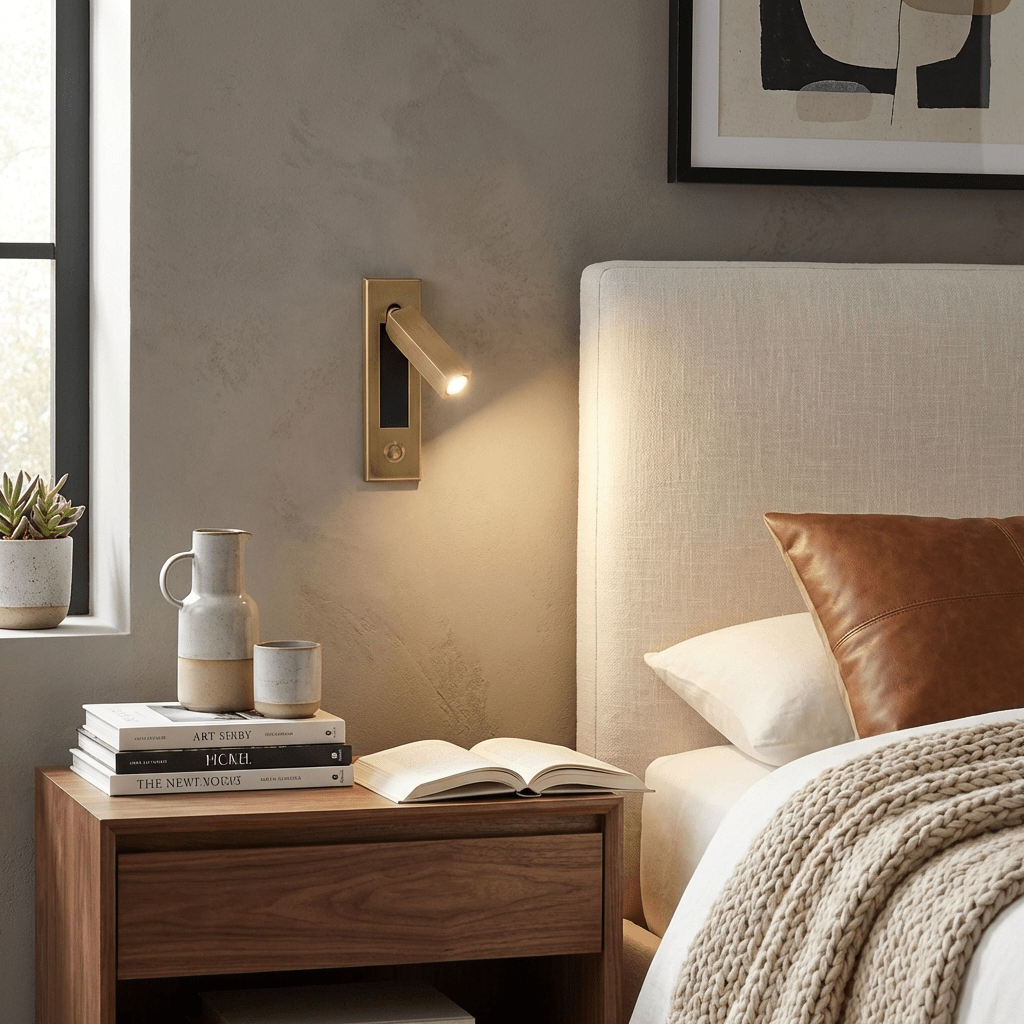 Elare - Folding Recessed Bedside Sconce