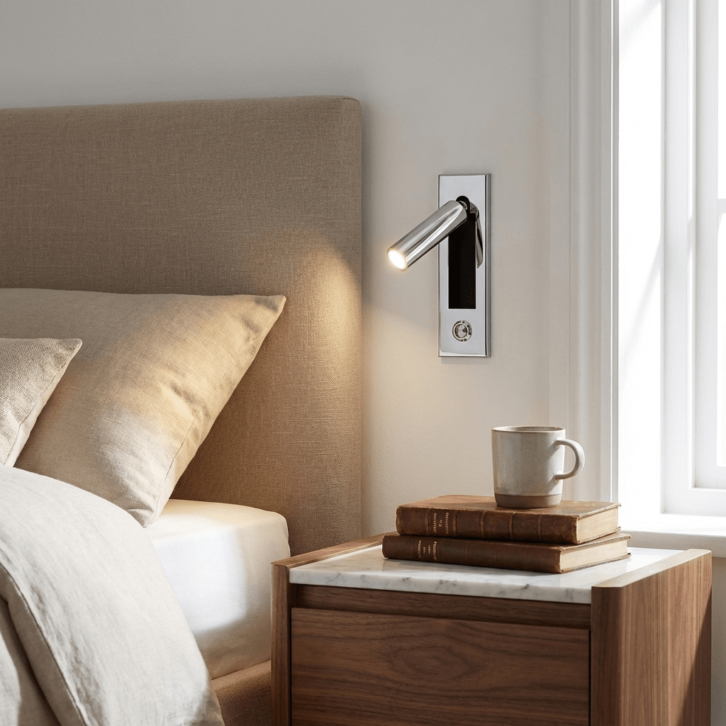 Elare - Folding Recessed Bedside Sconce