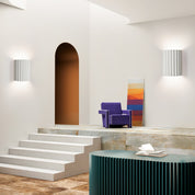Shane Fluted Resin Up and Down Wall Light – detail 4