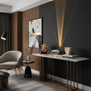 Lithea - Crystal Glass Oval Table Lamp