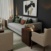 Lithea - Crystal Glass Oval Table Lamp
