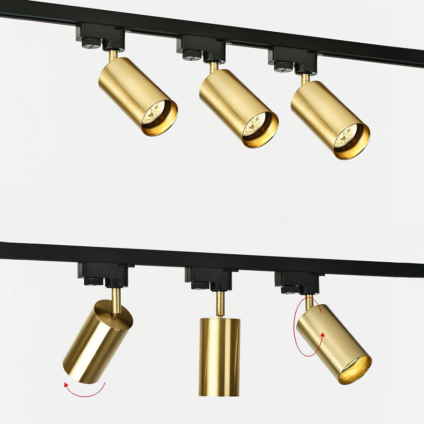 Chrysaor - Gilded Rail Track Light