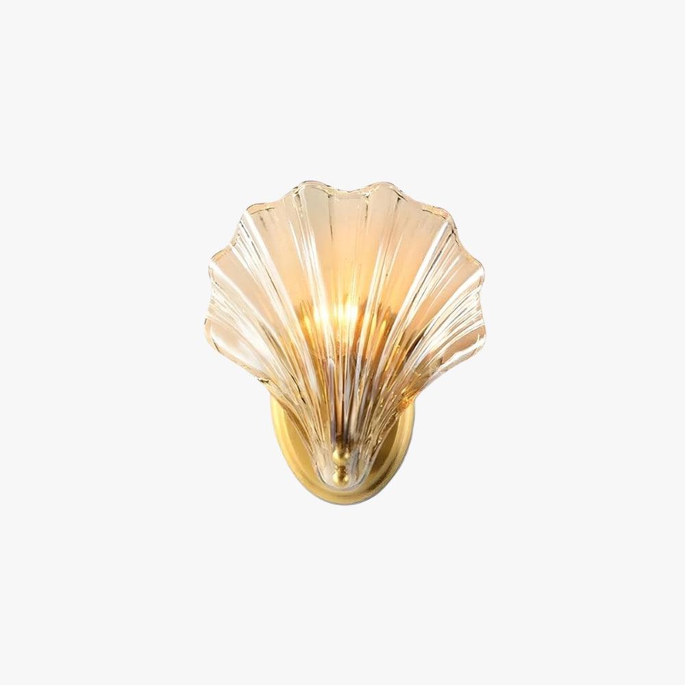 Halia - Amber Glass Wall Light