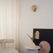 Halia - Amber Glass Wall Light