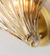 Halia - Amber Glass Wall Light