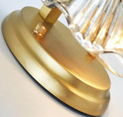 Halia - Amber Glass Wall Light