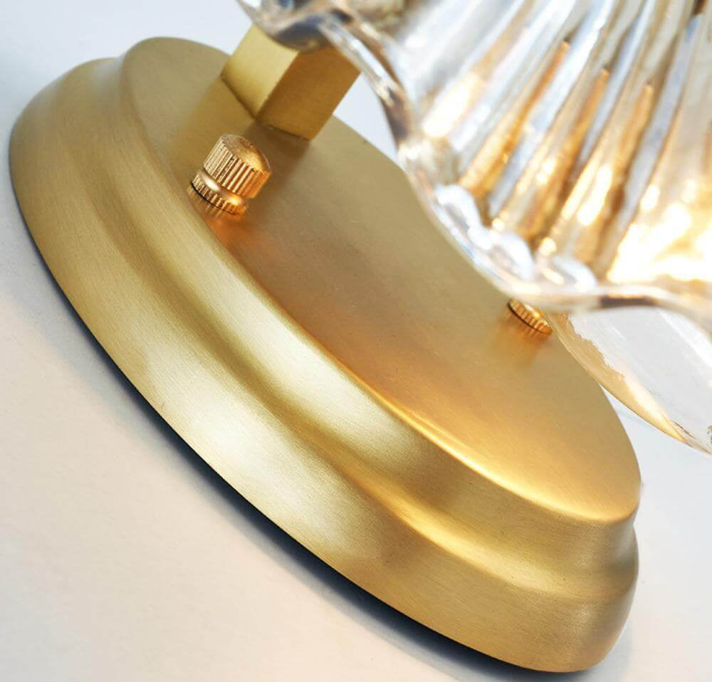 Halia - Amber Glass Wall Light