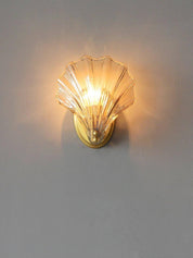 Halia - Amber Glass Wall Light