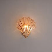Halia - Amber Glass Wall Light