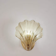 Halia - Amber Glass Wall Light