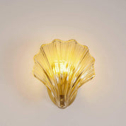 Halia - Amber Glass Wall Light