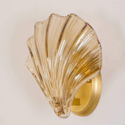 Halia - Amber Glass Wall Light