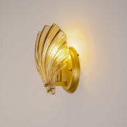Halia - Amber Glass Wall Light