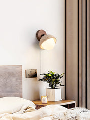 Endymion - Travertine and Glass Wall Sconce