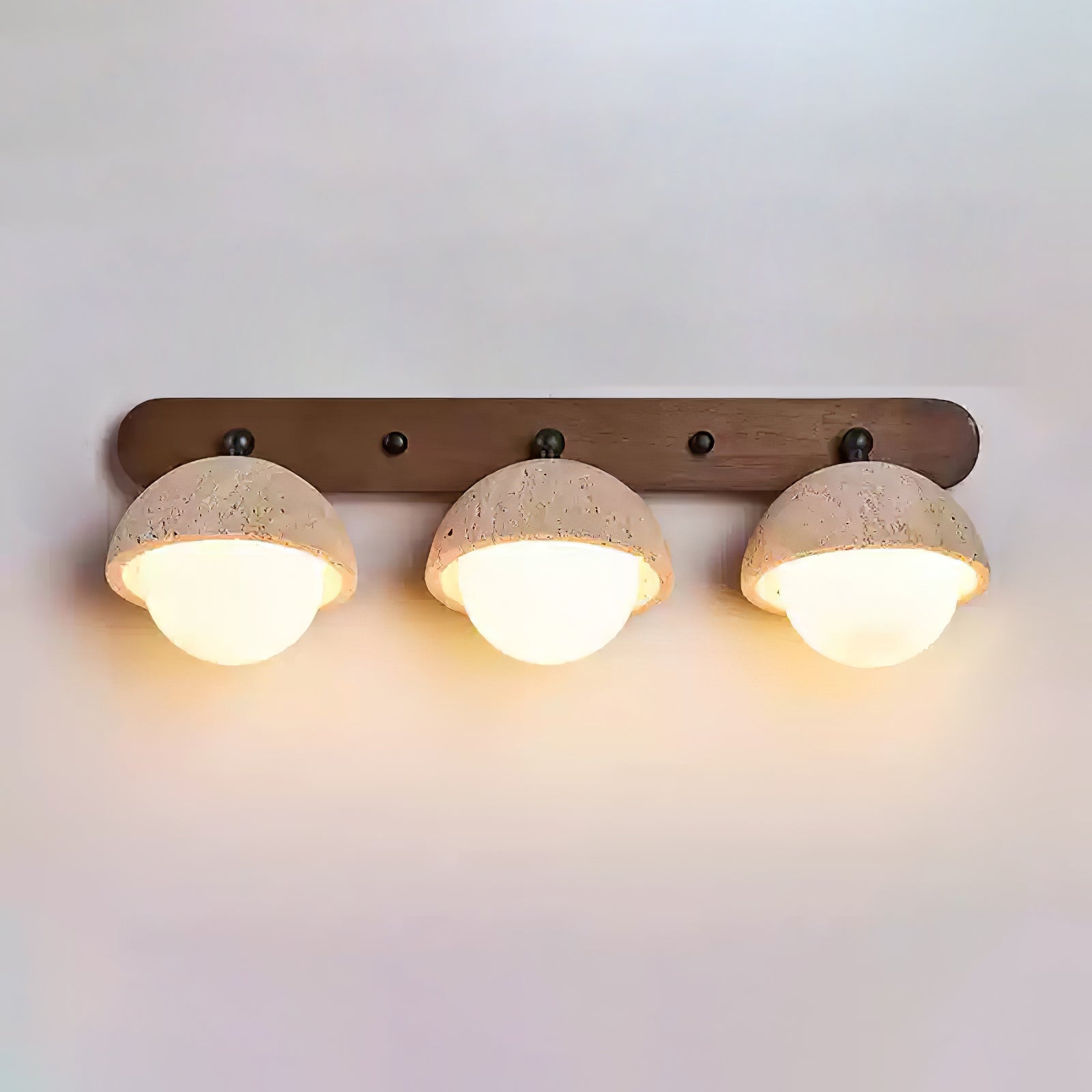 Endymion - Travertine and Glass Wall Sconce