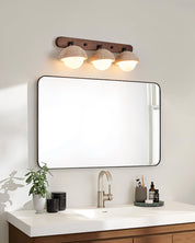 Endymion - Travertine and Glass Wall Sconce