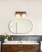 Endymion - Travertine and Glass Wall Sconce