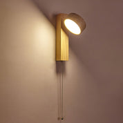 Kyparissos - Travertine and Walnut Wall Light